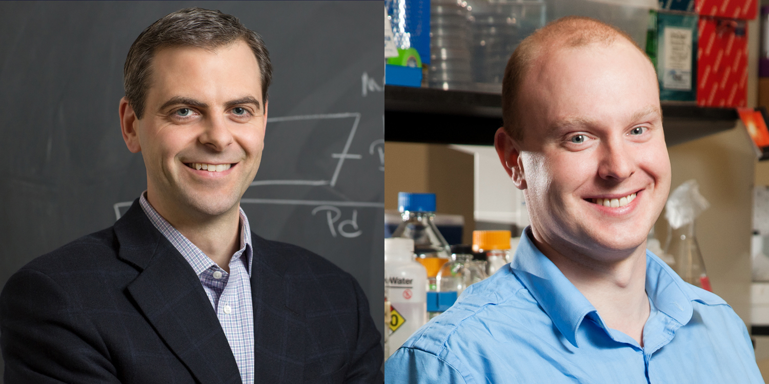 Head shots of Professors Martin Burke and Doug Mitchell