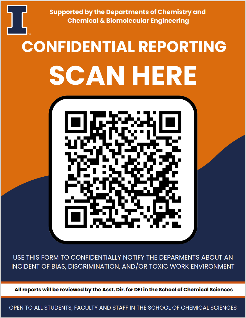 Confidential Reporting slide with QR code