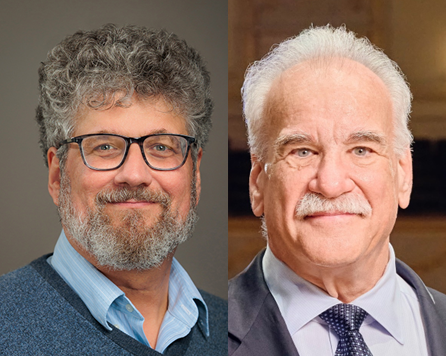 Head shots of Jonathan Sweedler and Scott Denmark