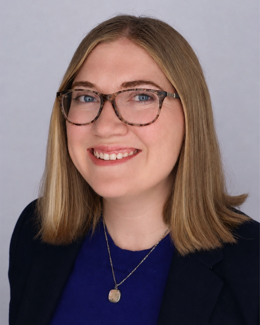Portrait of Megan Steves on a light background