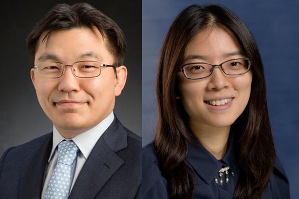 Side by side headshots of Hyunjoon Kong and Hee-Sun Han