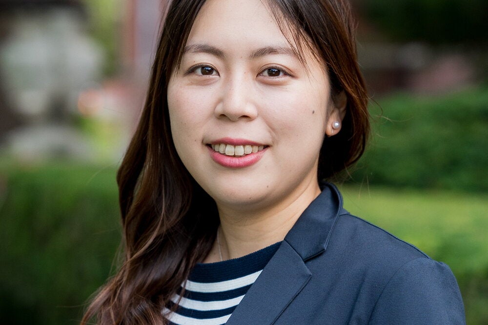 Portrait of Mayuko Isomura in an outdoor setting