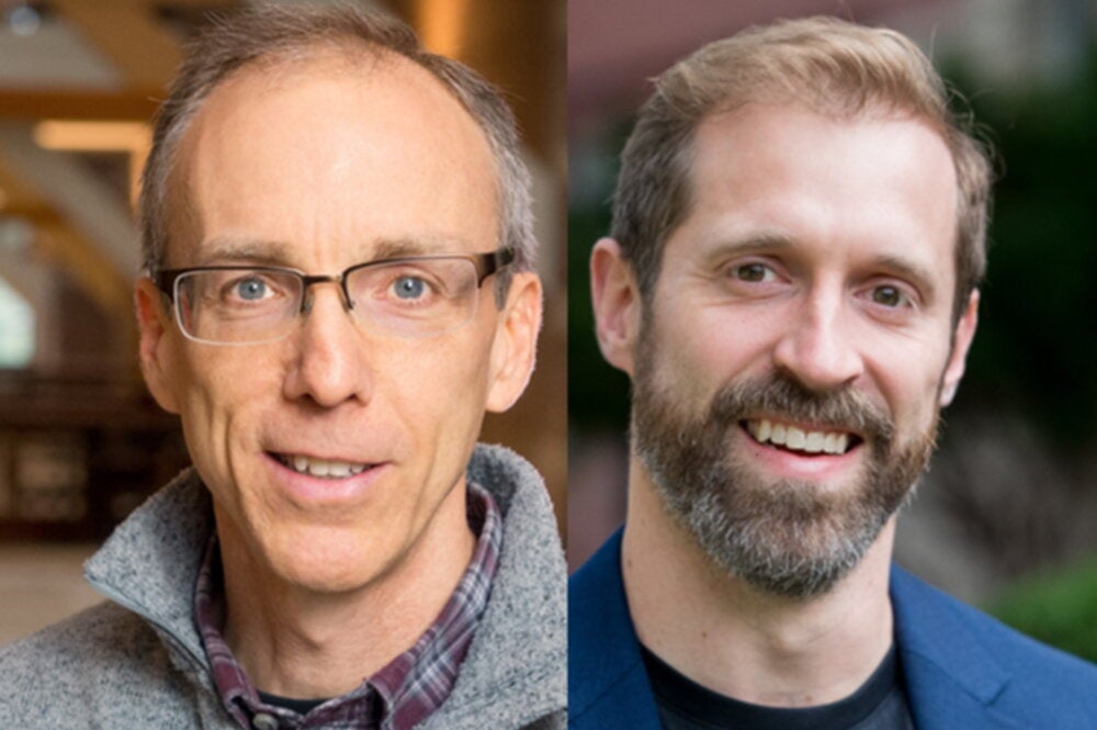 Head shots of Jeff Moore and Ben Snyder