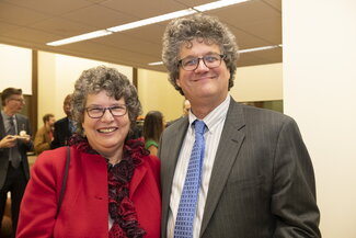 Kathy Sweeler (UI extension) & Johnathan Sweedler (Director, School of Chemical Sciences)