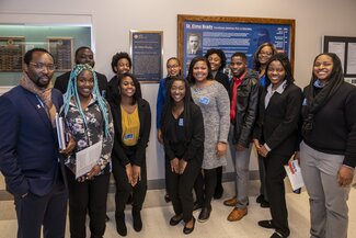 Dr. Lloyd Munjanja (UI) with faculty & students from UI, Fisk University, Howard University, Tougaloo College, Tuskegee University & Xavier University of Louisiana