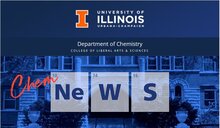 Photo of the top of the chemistry alumni newsletter with the title, Chem News.