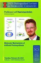 Lime green flyer of the event showing a head shot of Leif Hammarstrom