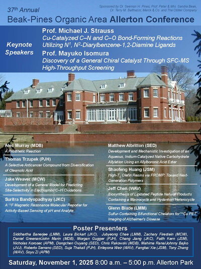 37th Annual Beak-Pines Organic Area Allerton Conference