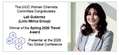 Portrait of Lali Gutierrez and text saying Spring 2026 Travel Award