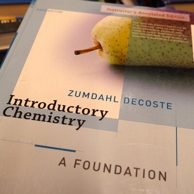 Front cover of an Introductory Chemistry textbook