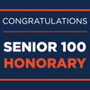 Graphic that says Congratulations Senior 100 Honorary