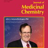 Image of the cover of the Journal of Medicinal Chemistry with a portrait of John A. Katzenellenbogen.