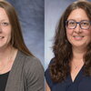 side by side head shots of two people