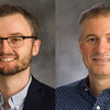 Side by side head shots of Liviu Mirica and Nick Jackson
