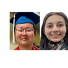 Side by side head shots of two people