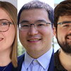Side by side head shots of faculty members