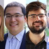 Four side by side head shots of new faculty members