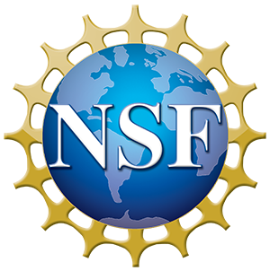 Image of the National Science Foundation logo on a black background