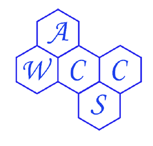 ACS WCC logo, blue and white