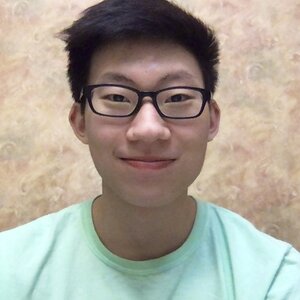 Head shot of Andrew Sunwoo Lee on a tan background