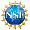 NSF logo which is a blue graphic of the globe and the NSF acronym across it in white letters